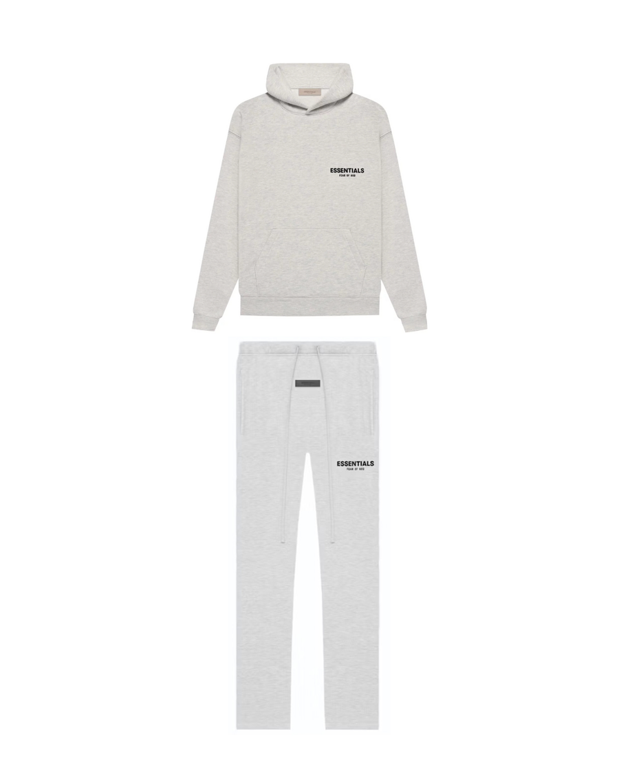 Essentials Relaxed Sweatpants Set Light Oatmeal