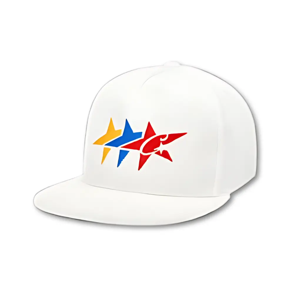 Corteiz C-Star Corduroy Trucker Hat White