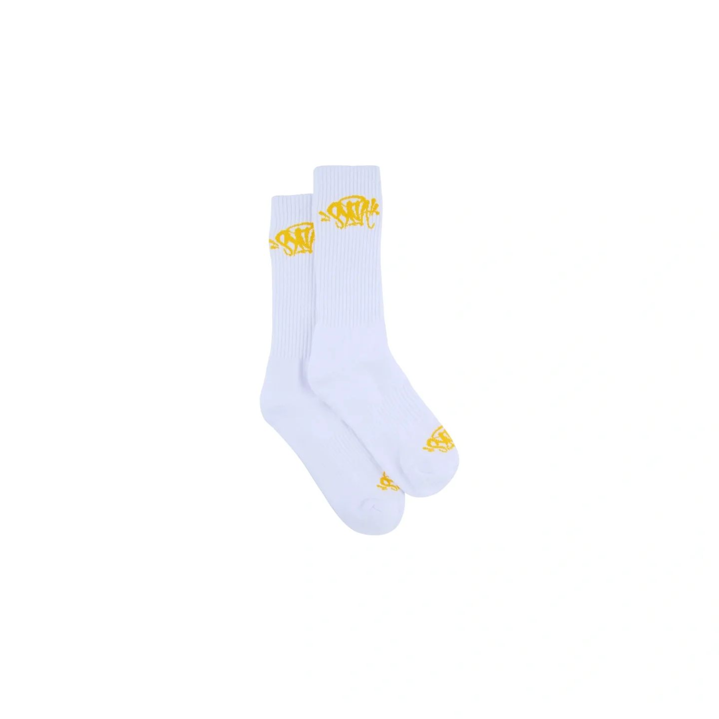 2PACK Socks SynaWorld White/Yellow