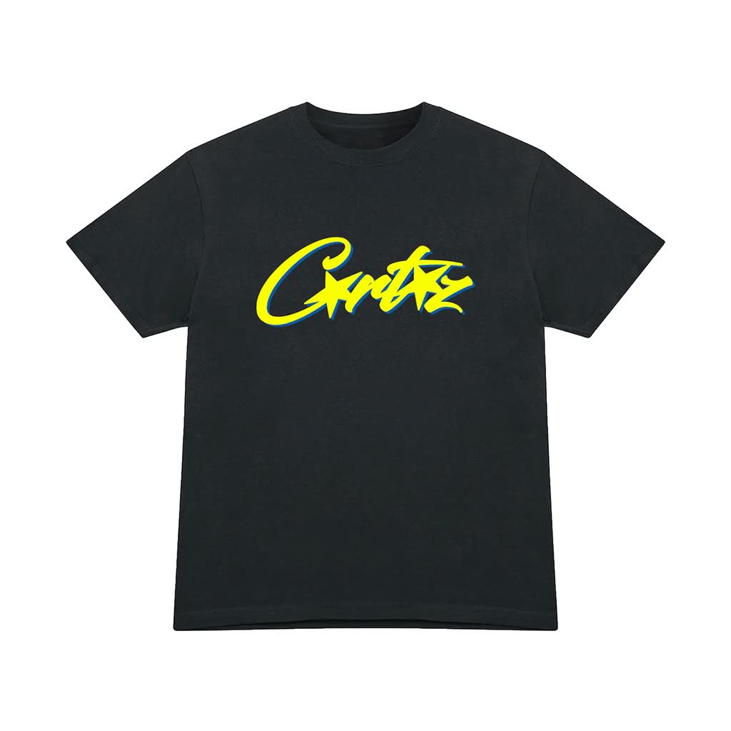 Corteiz OG Allstarz T-Shirt Black/Yellow