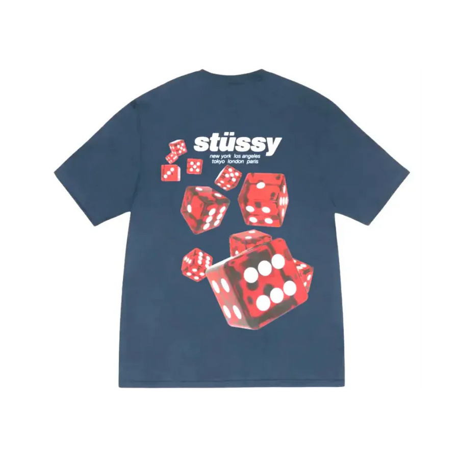 Stussy Rollers Tee Navy
