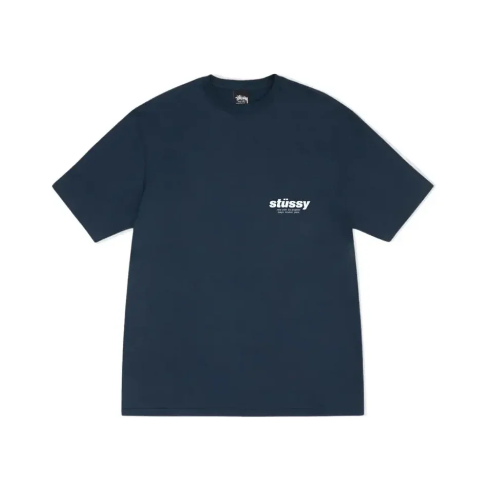 Stussy Rollers Tee Navy