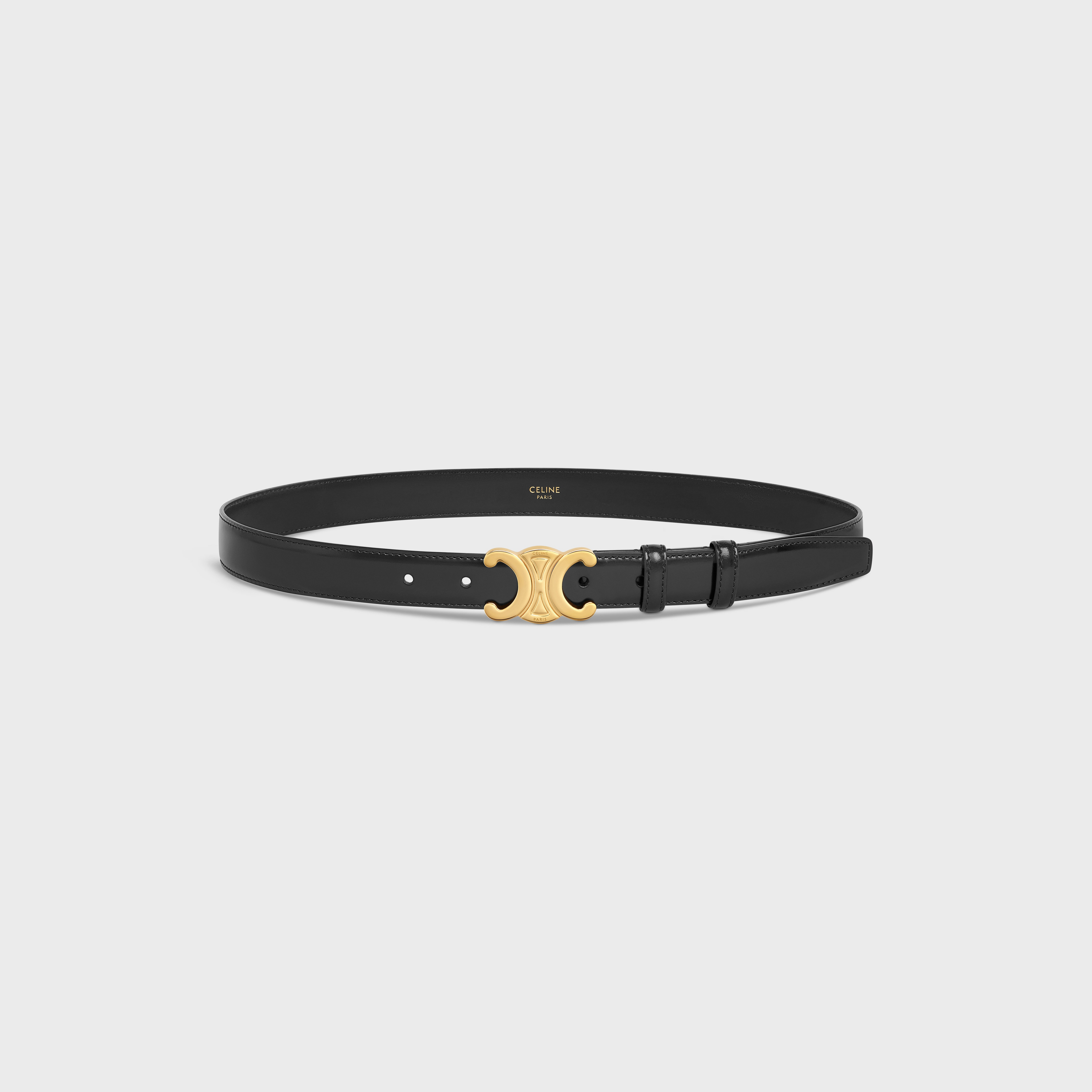 Celine 25mm Black Belt