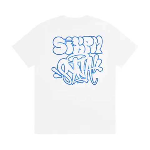 Syna World x Central Cee Link Up Tee - White/Blue