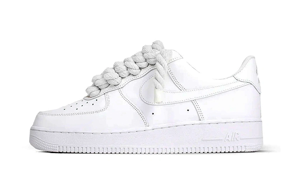 Nike Air Force 1 Low White Rope Laces White