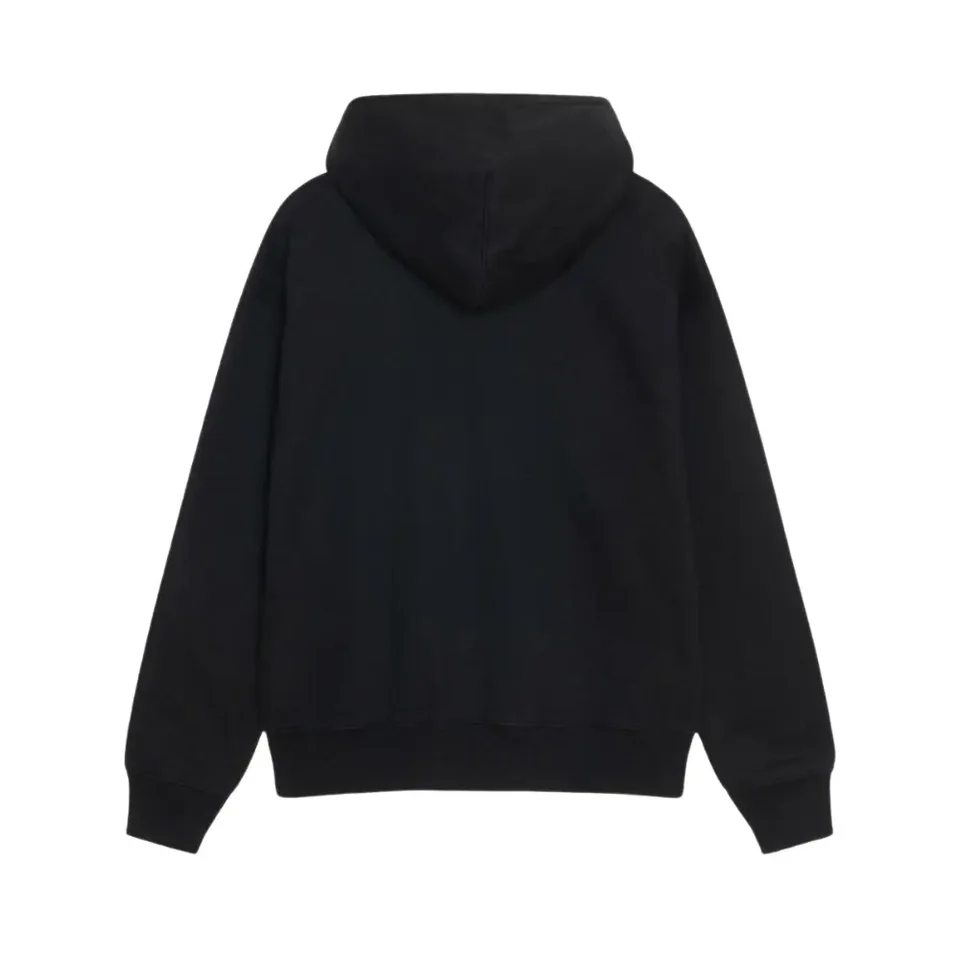 Stussy x Nike Stone Washed Fleece Zip Hoodie (FW25) Black