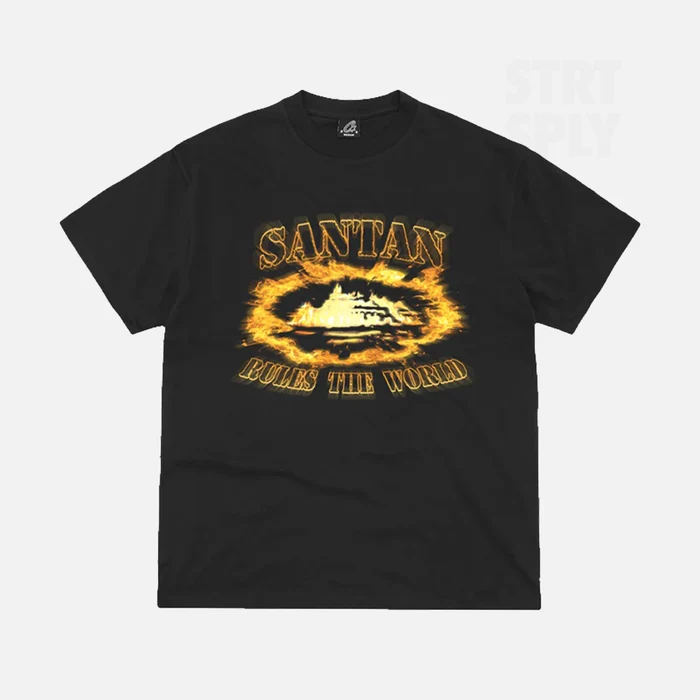 Corteiz OG Allstarz T-Shirt Black/Yellow
