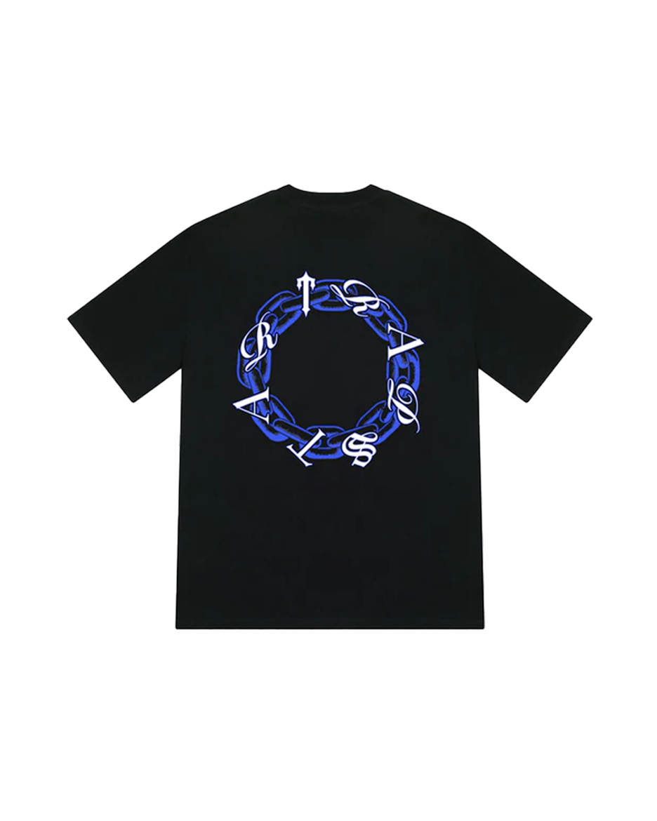 Trapstar Chain Script Ice Black T-Shirt