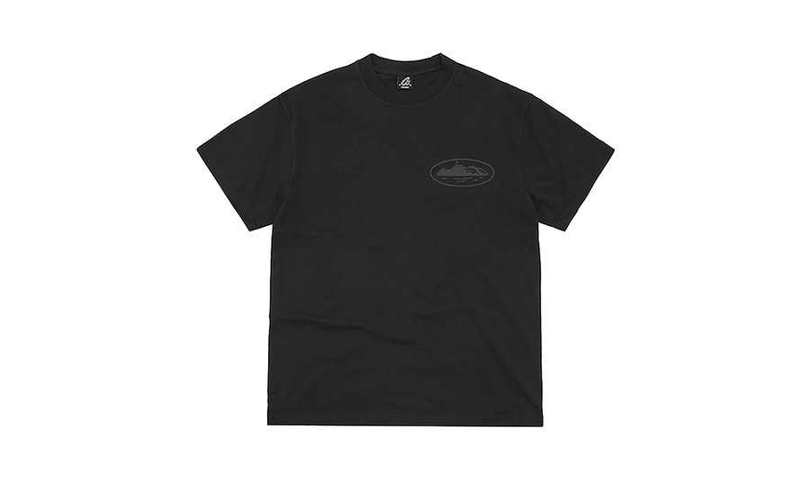 Corteiz Reflective Logo T-shirt Black