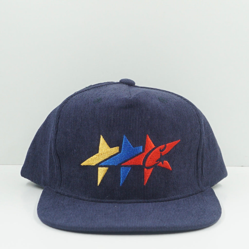 Corteiz C-Star Corduroy Trucker Hat Navy