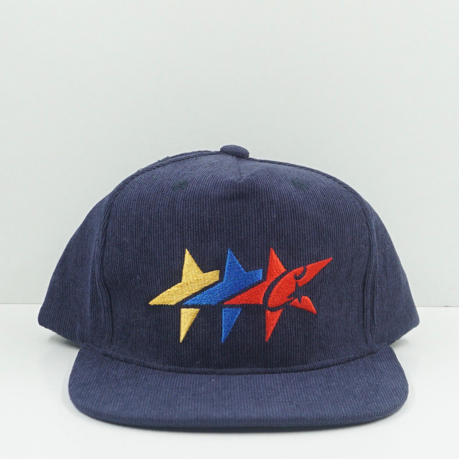 Corteiz C-Star Corduroy Trucker Hat Navy
