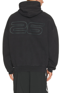 Essentials Black Hoodie 90s