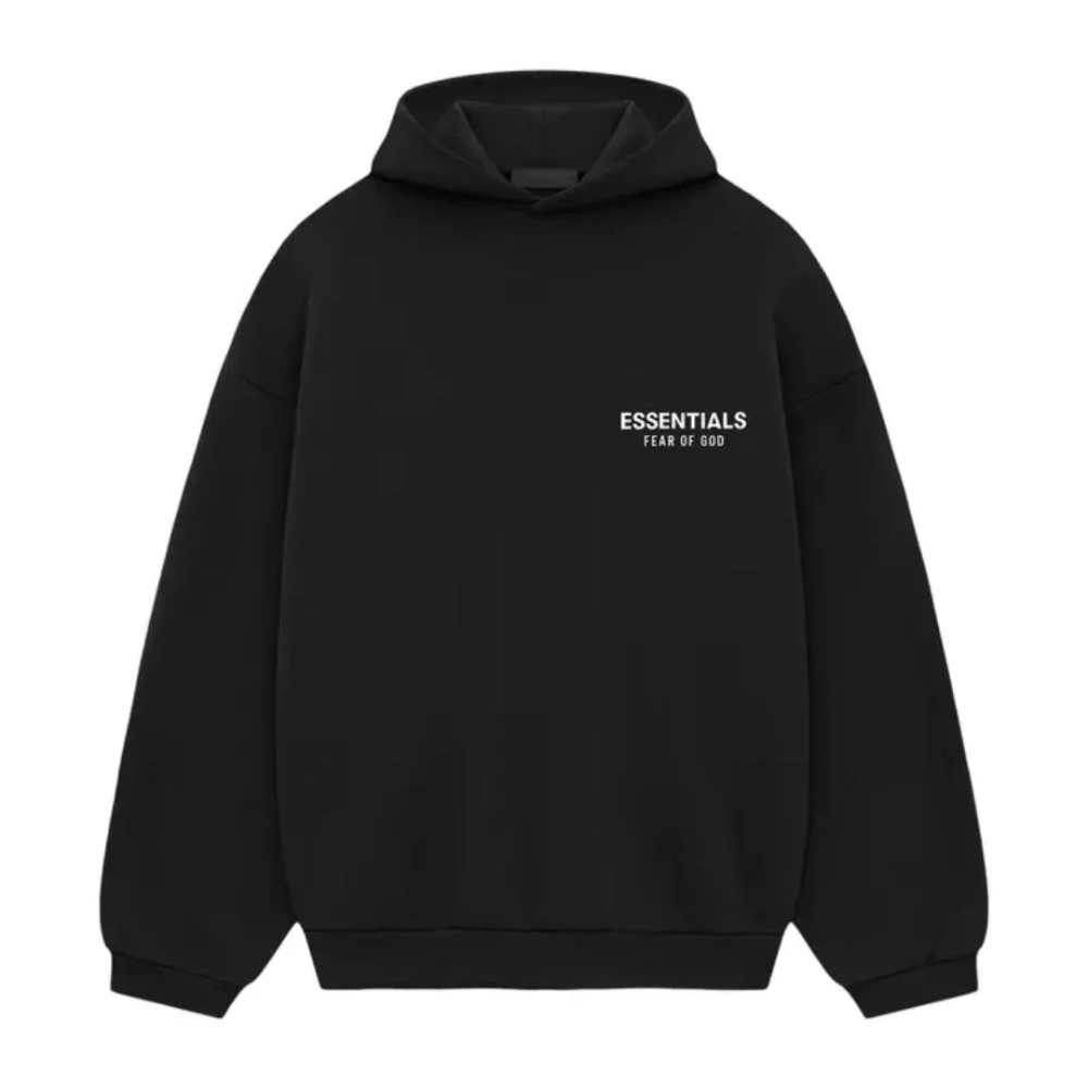 Essentials Fleece Tracksuit Black