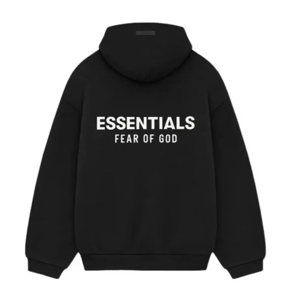 Essentials Fleece Tracksuit Black