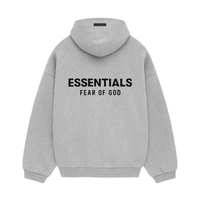 Essentials Fleece Tracksuit Light Heather Grey