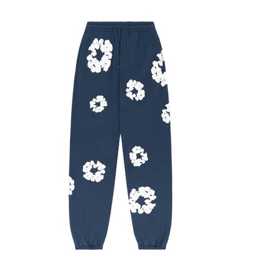 Denim Tears The Cotton Wreath Navy Pants