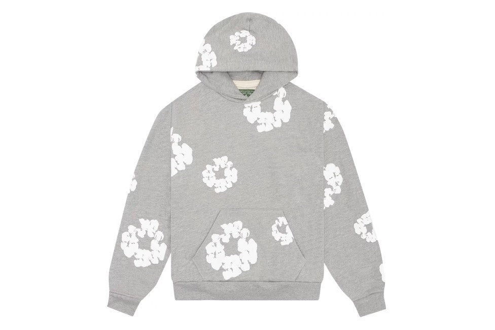 Denim Tears Cotton Wreath Grey Hoodie
