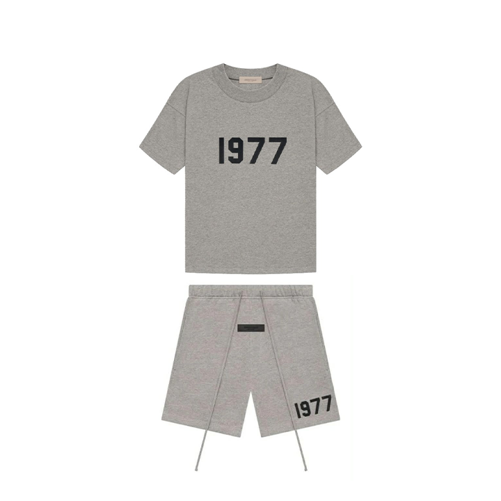 Essentials 1997 Dark Grey Short Set