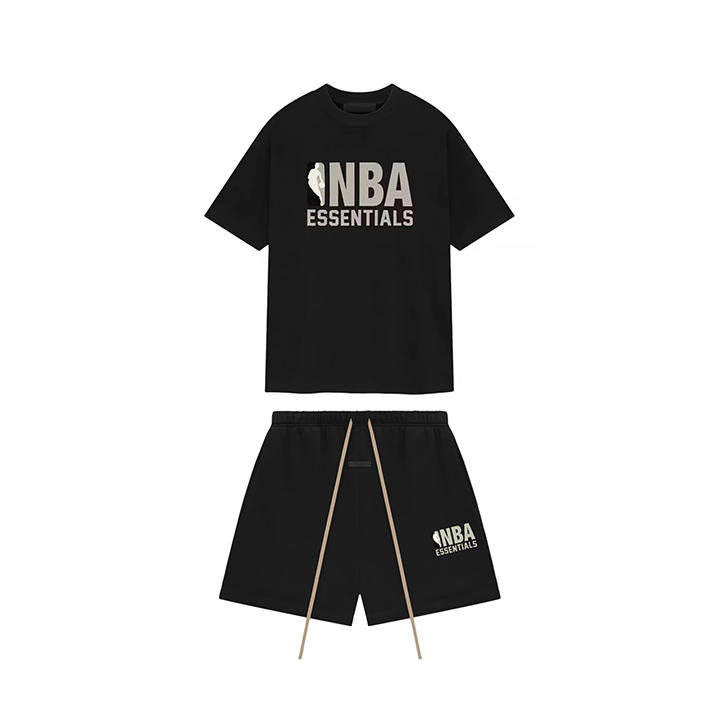 Essentials NBA Black SS25 Short Set