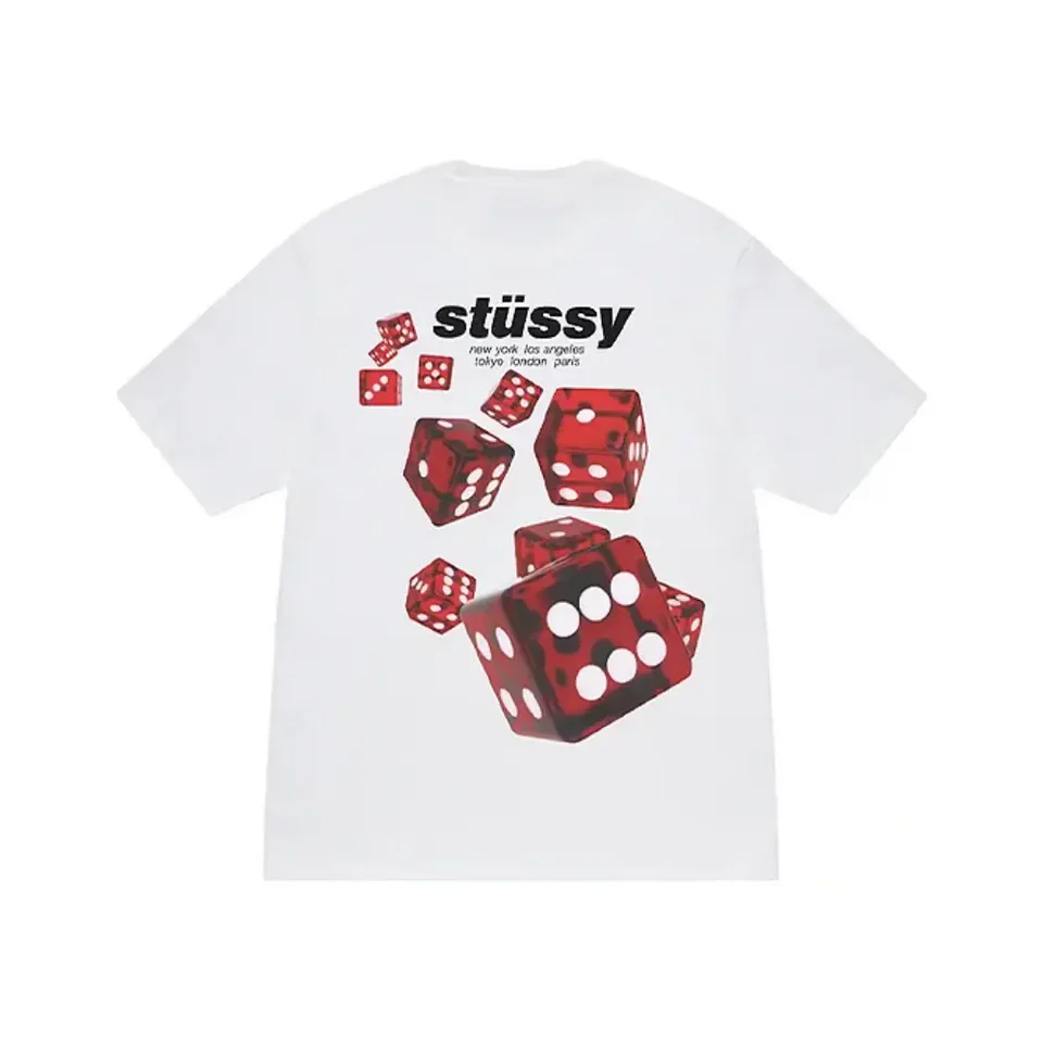 Stussy Rollers Tee White