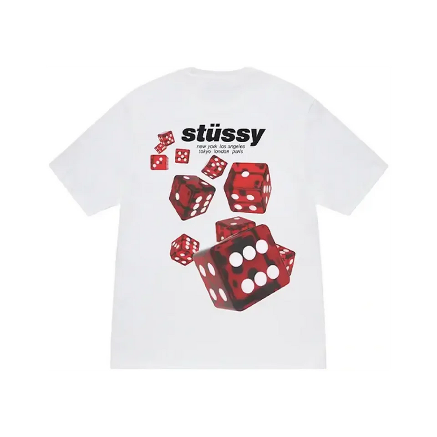 Stussy Rollers Tee White