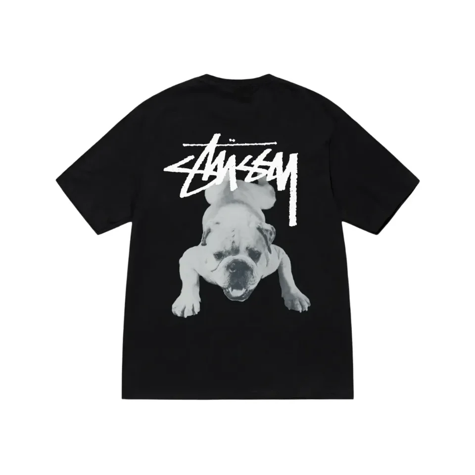 Stussy Stock Dog Tee Black