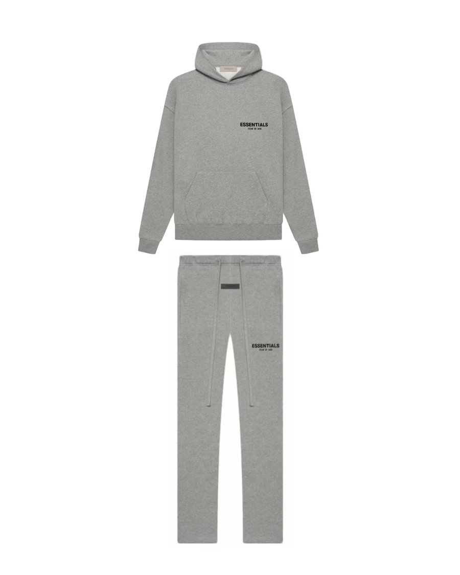 Essentials Relaxed Sweatpants Dark Oatmeal tracksuit set