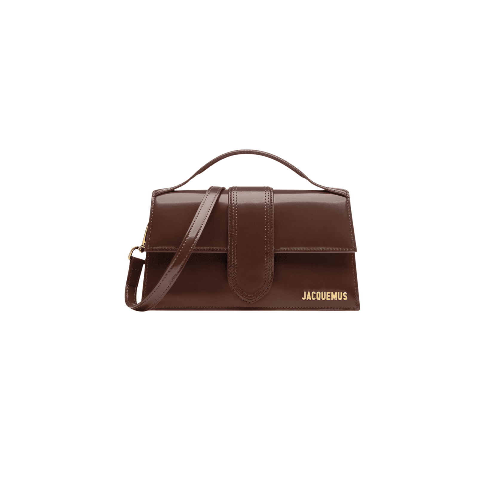 Jacquemus The Large Bambino Brown Bag