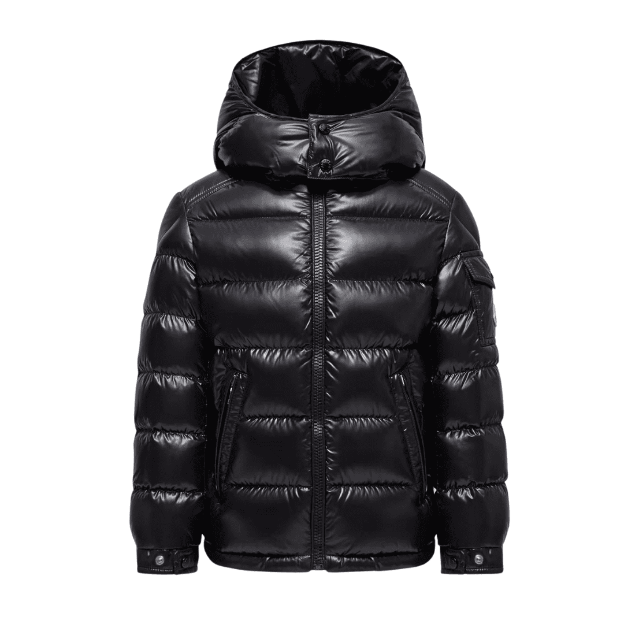 Moncler Maya Hooded Down Jacket (Black) (EX-DISPLAY)