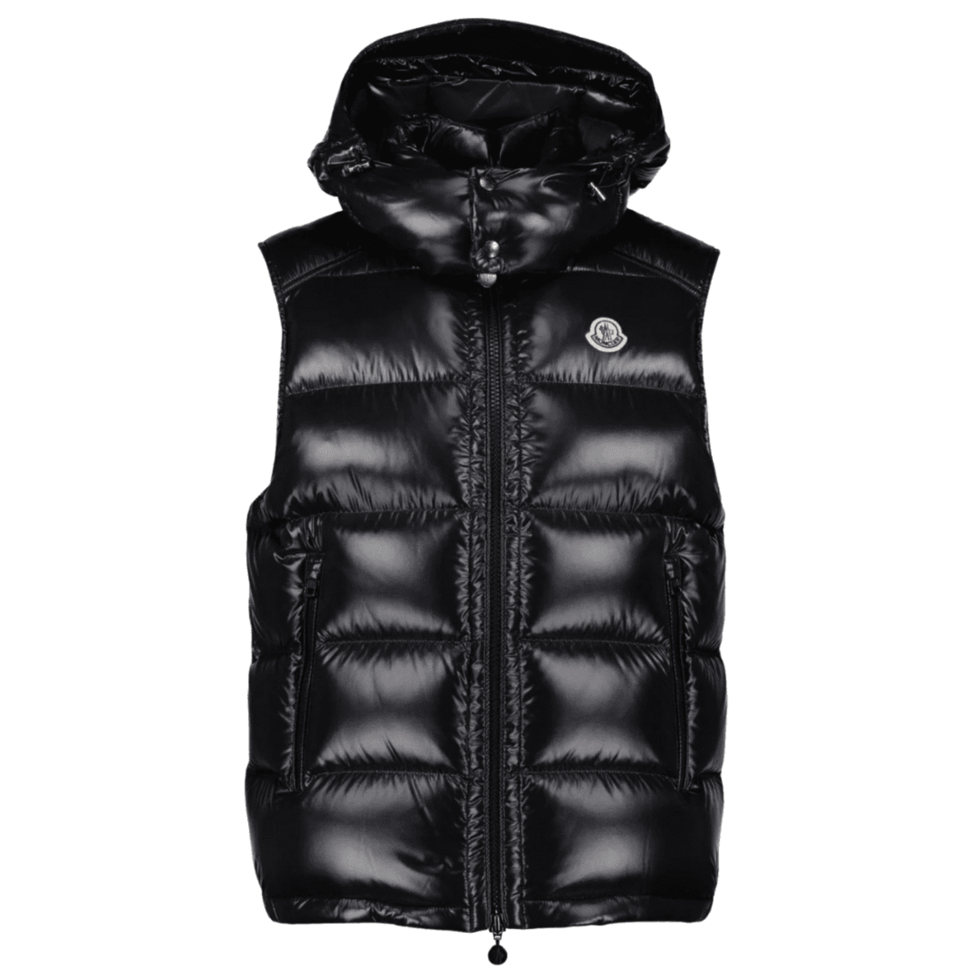 Moncler Bormes Hooded Down Vest (Black) (EX-DISPLAY)