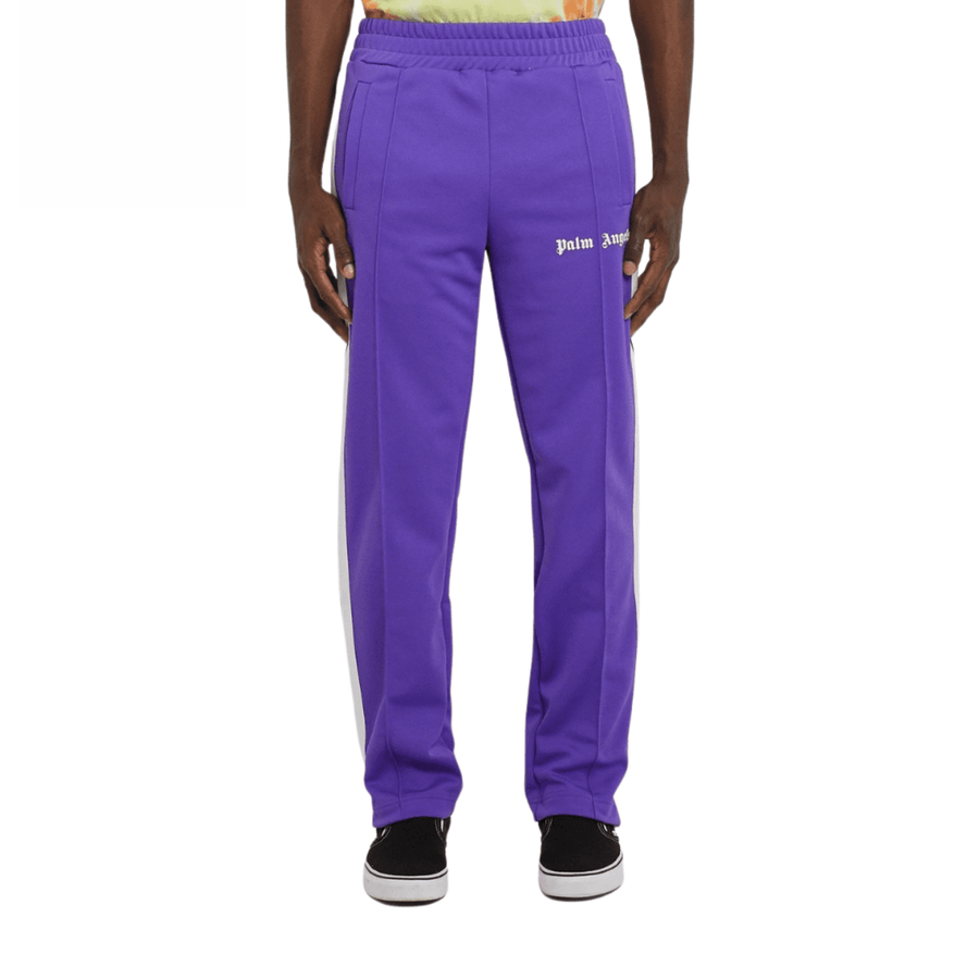 Palm Angels – Striped Tech-Jersey Track Pants – Purple (EX-DISPLAY)