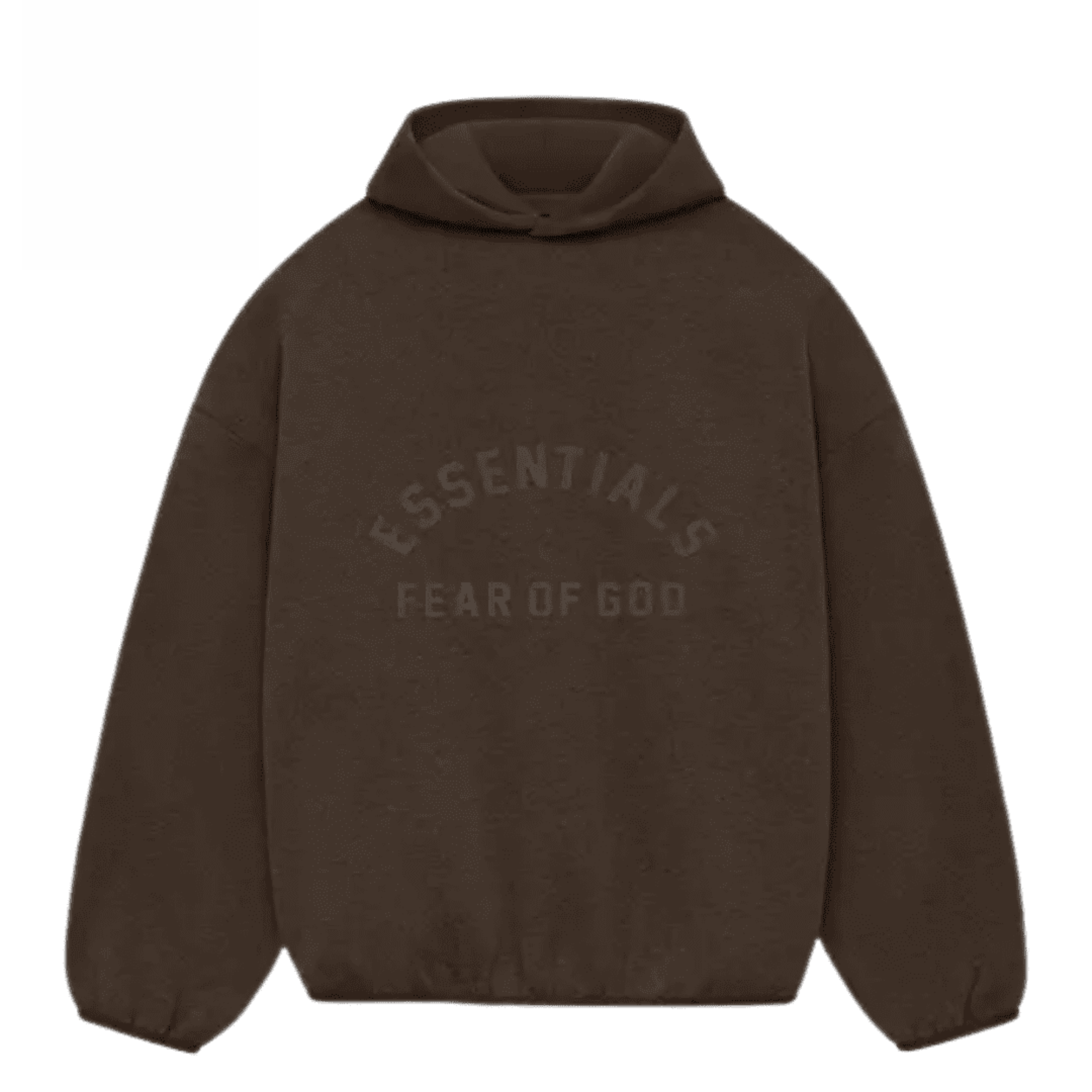 Essentials Nylon Fleece Hoodie Heather Wood/Wood