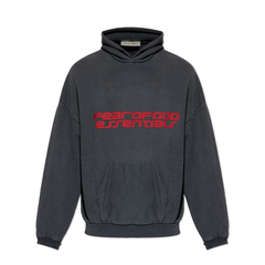 Essentials Iron Grey Hoodie 90s