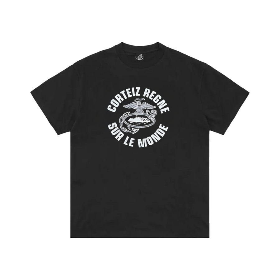 Corteiz Regne Sur Le Monde Black T-Shirt
