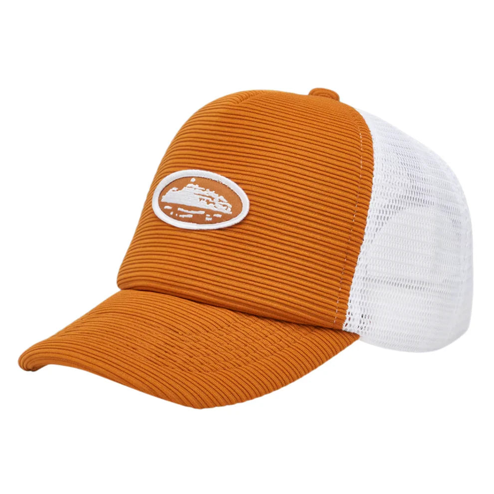 Corteiz Ace Trucker Cap Sunburn Orange