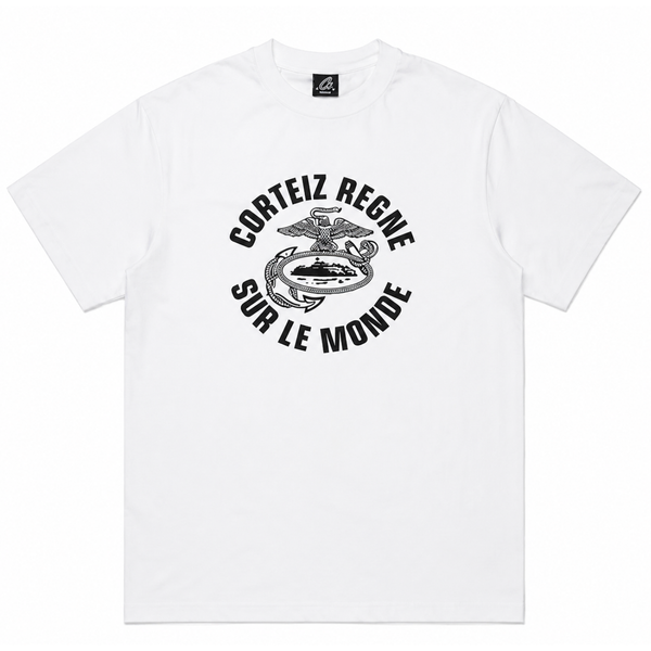 Corteiz Rules The World White T-Shirt