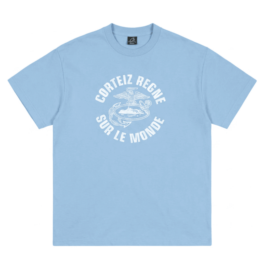 Corteiz Rules The World T-Shirt Light Blue