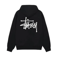 Stussy Men's Basic Stussy Hood Black