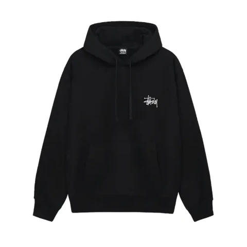 Stussy Men's Basic Stussy Hood Black