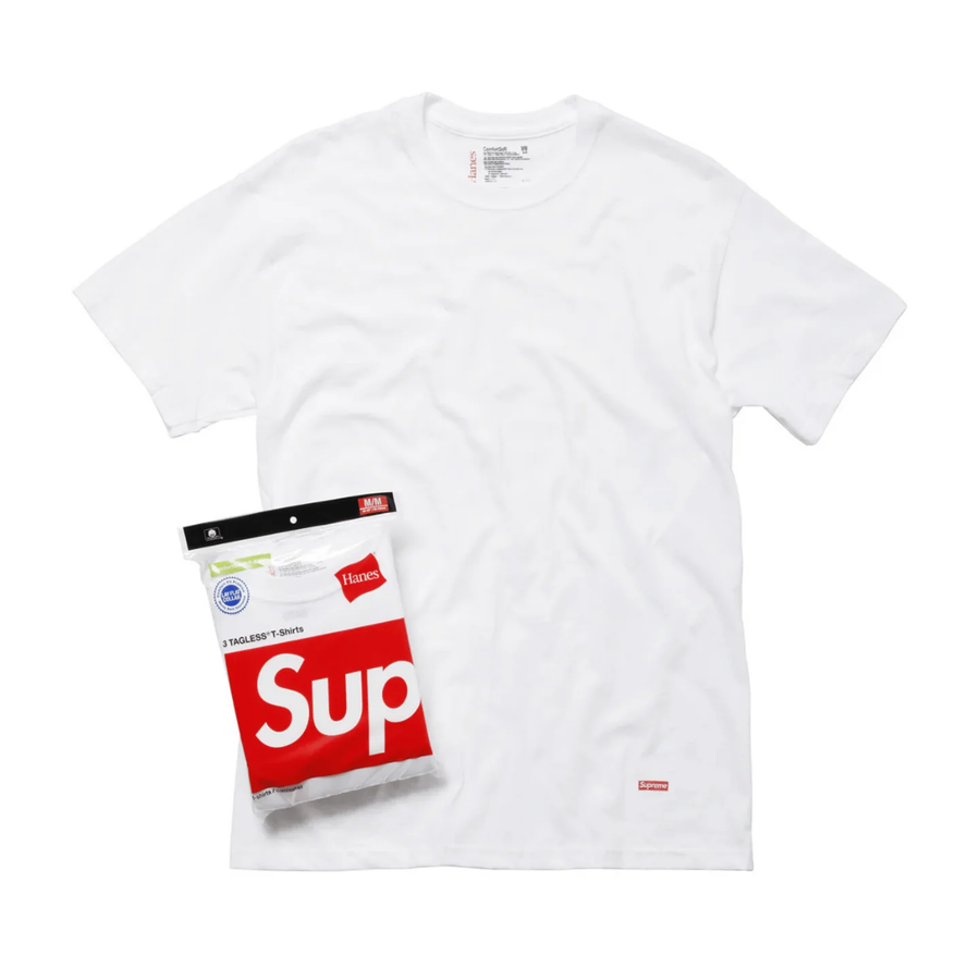 Supreme/Hanes Tee White (1 pc)