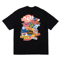 Syna World Sticker Tee - Black