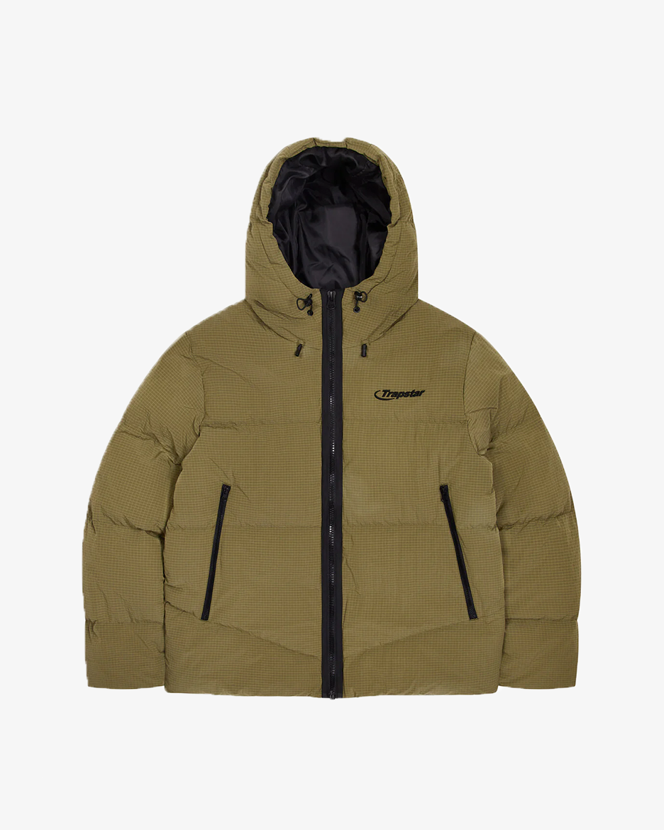 Trapstar Hyperdrive Puffer Jacket Khaki