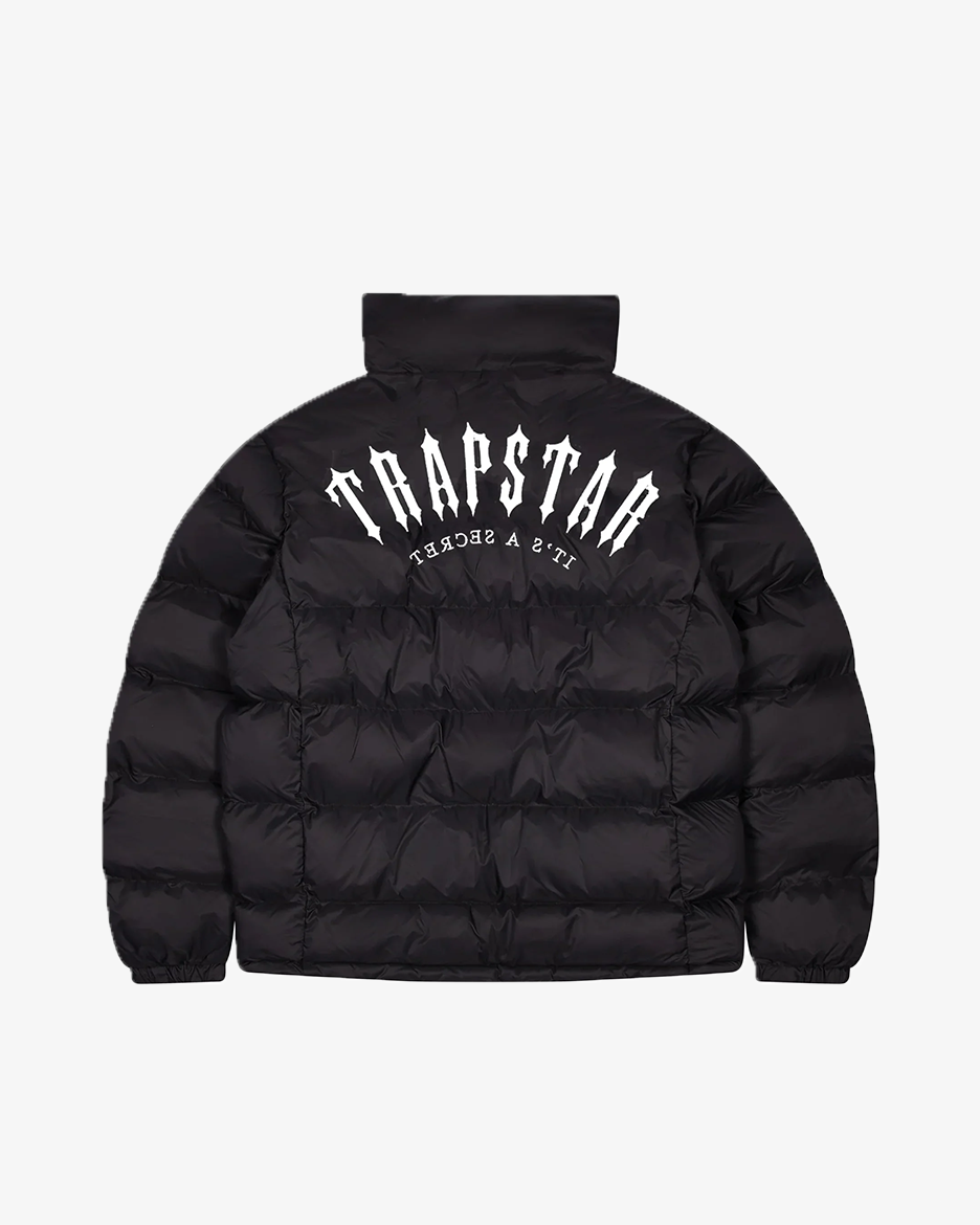 Trapstar Irongate Arch Puffer Jacket Black