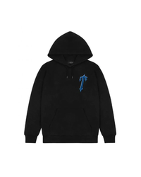 Trapstar Liquid Hoodie (Black/Blue)