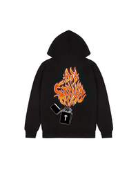 Trapstar On Smoke 2.1 Hoodie (Black/Orange)
