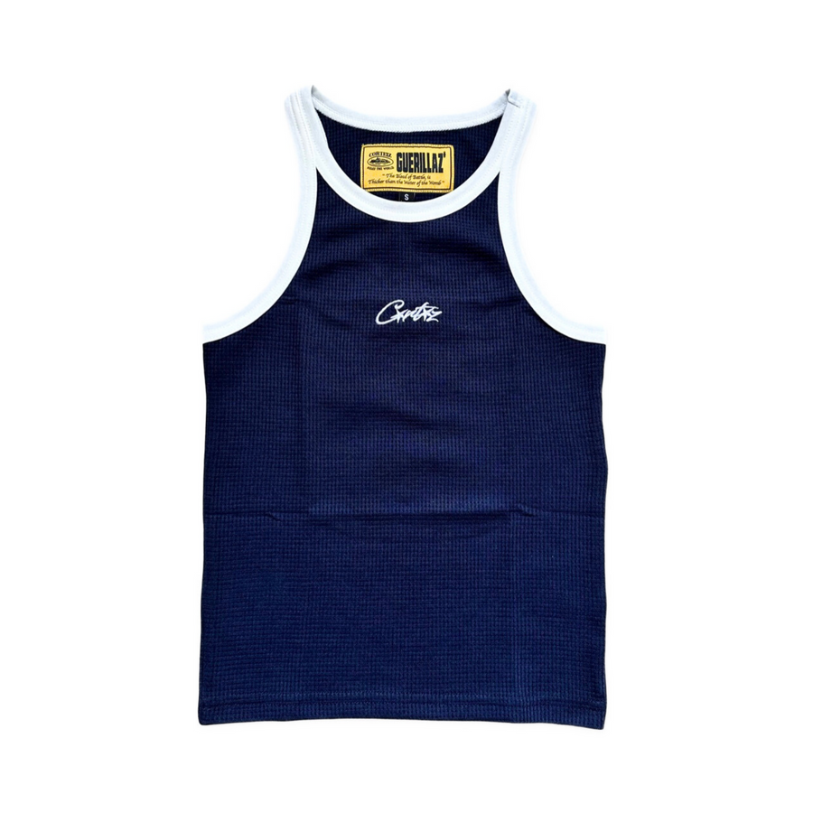 Corteiz Allstarz Tank Top Navy