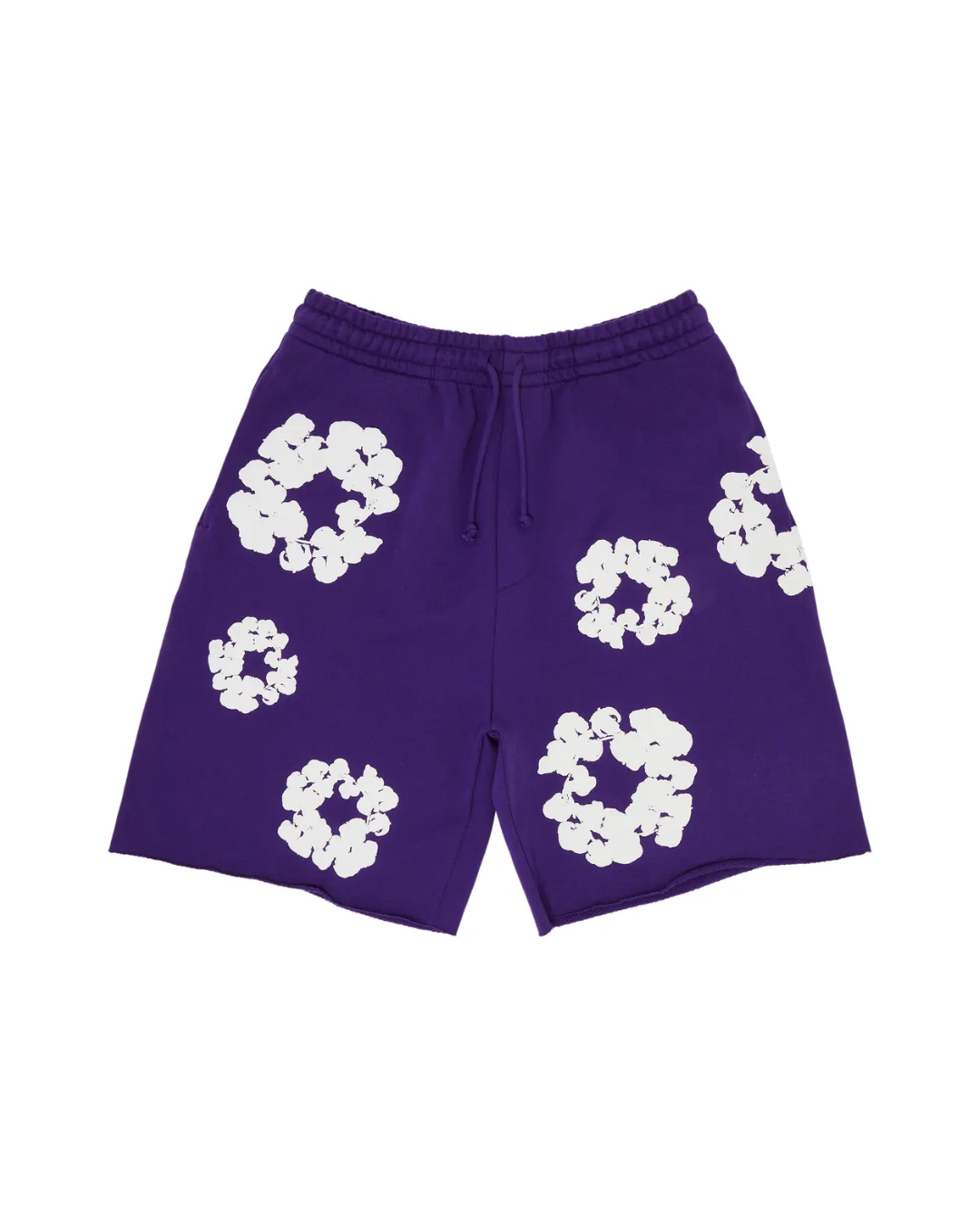 Denim Tears The Cotton Wreath Purple Sweatshorts