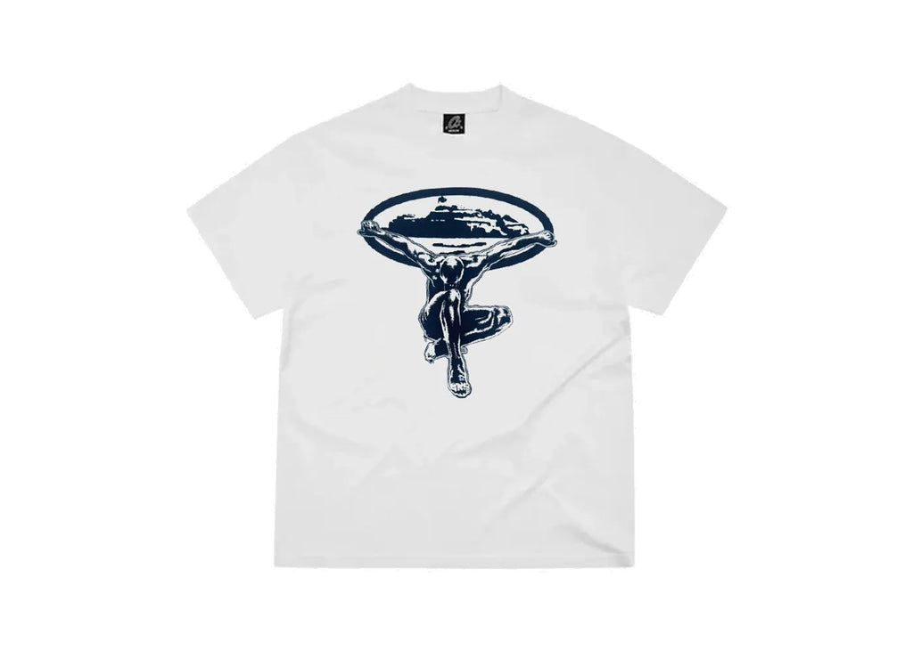 Corteiz RTW Alcatraz Statue T-Shirt White