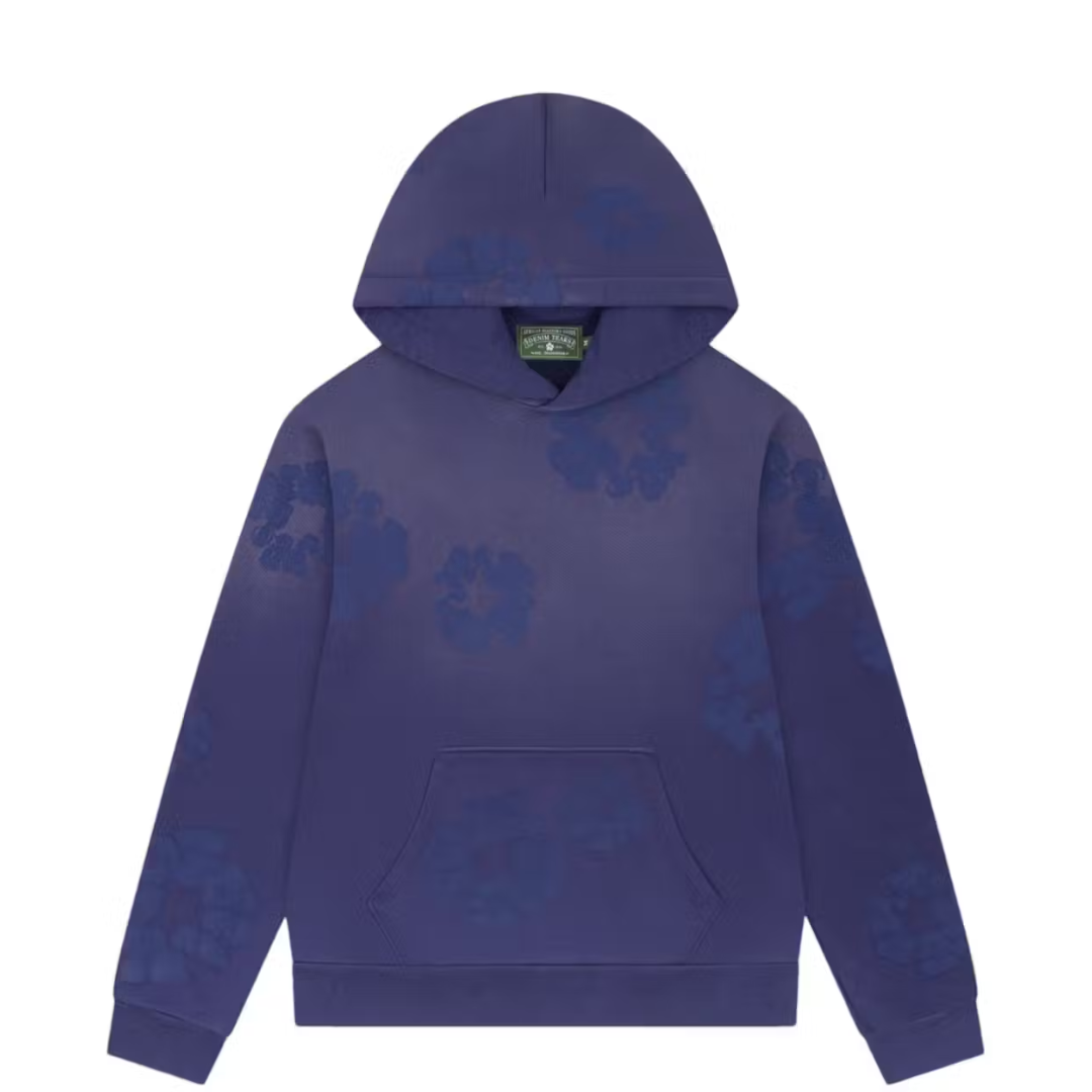 Denim Tears Mono Cotton Wreath Hoodie Washed Blue