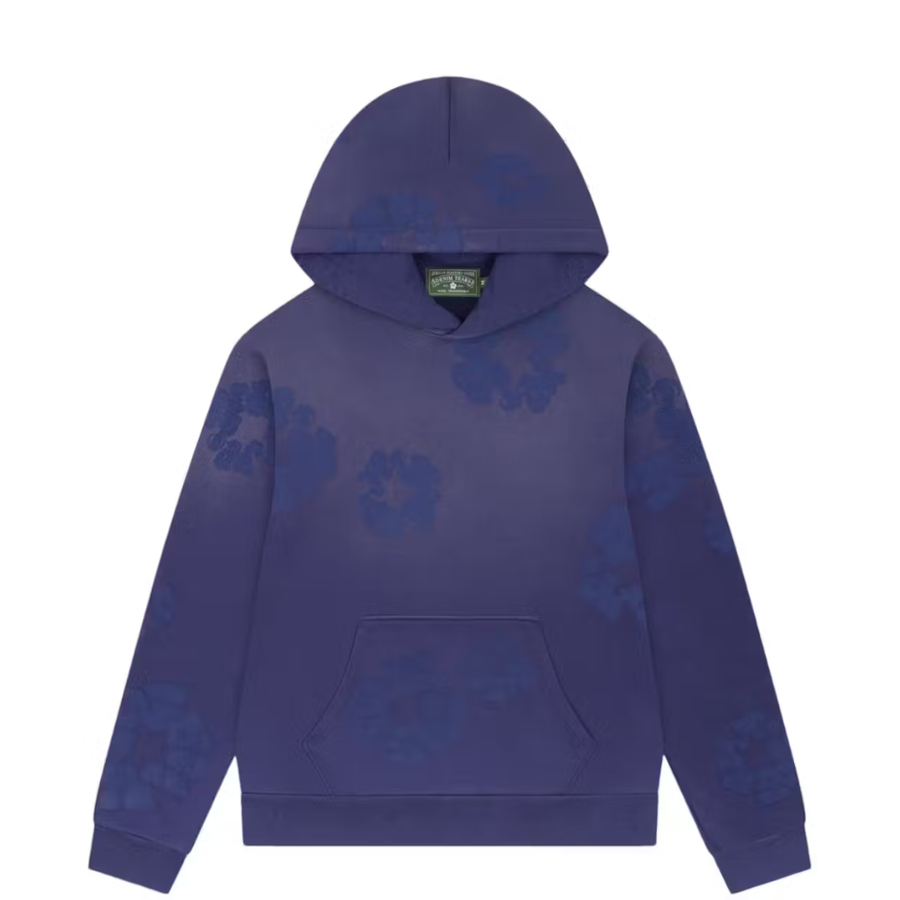 Denim Tears Mono Cotton Wreath Hoodie Washed Blue